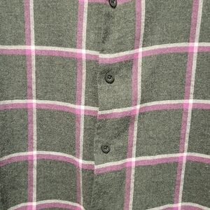 Vince Gray and Purple Checkered Men's Shirt